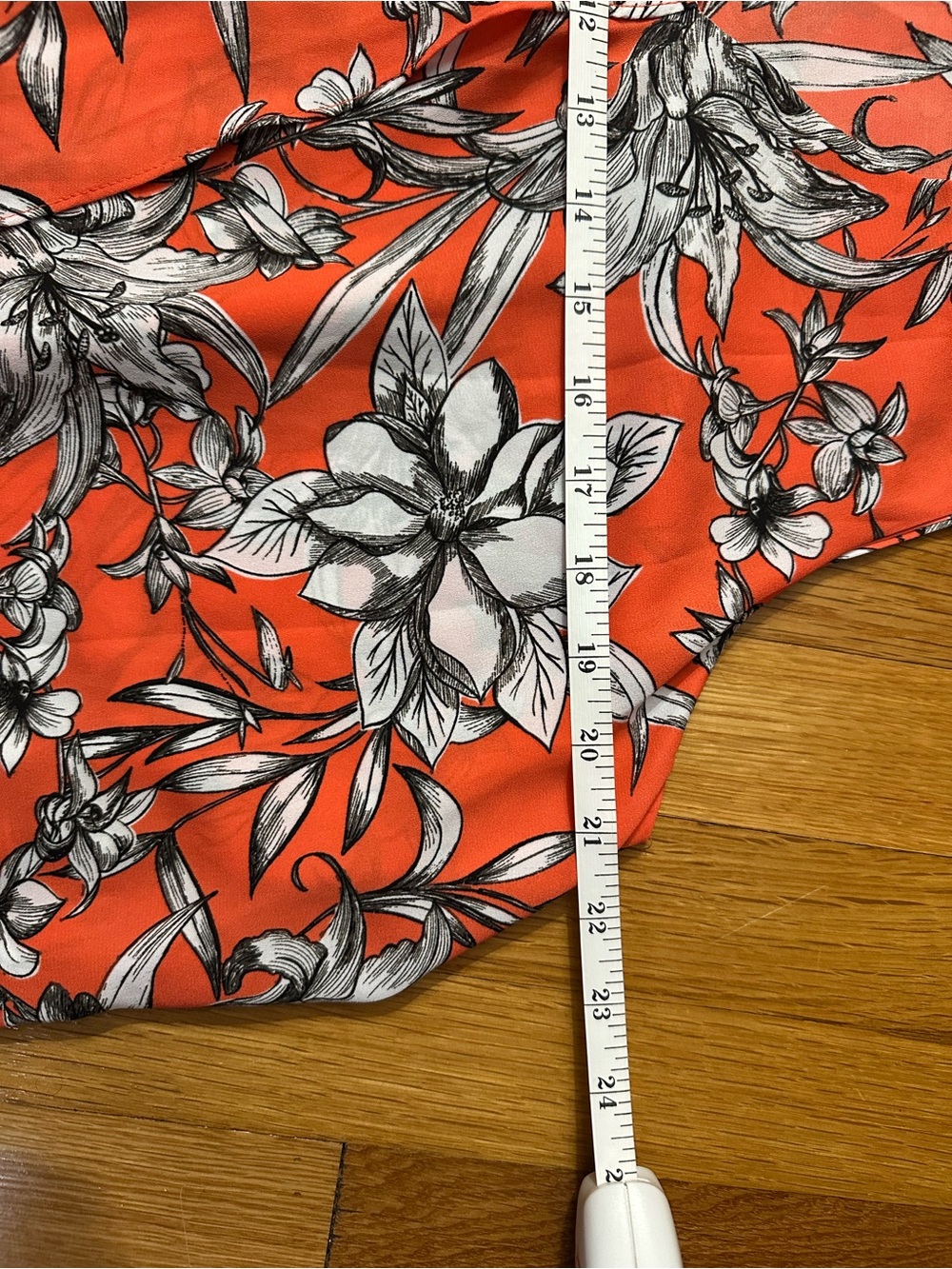 Zac & Rachel Coral Floral Sleeveless Tank Top Size Large - Picture 4 of 7